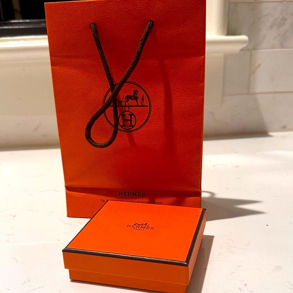Hermes Orange Gift Set with Box and Bag